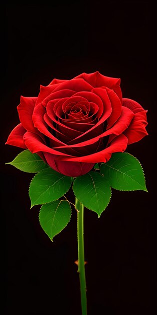 Światło widmowe oświetla przezroczyste czerwone kolorowe czerwone róże abstrakcyjna sztuka kwiatów