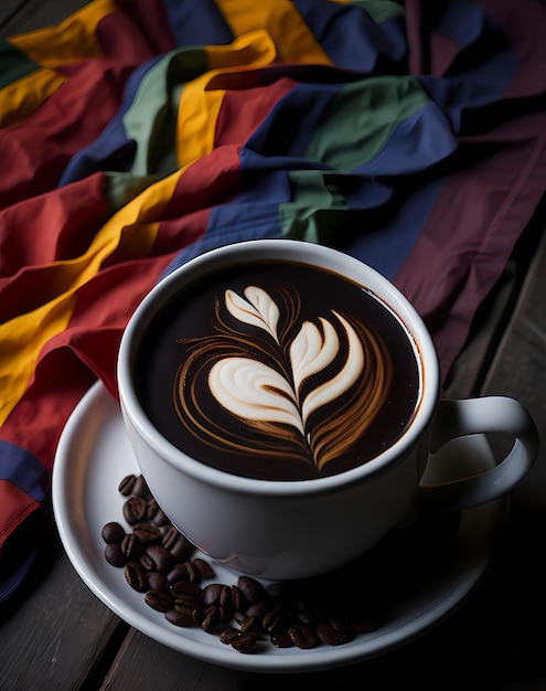 Światowe flagi i napoje na Międzynarodowy Dzień Kawy