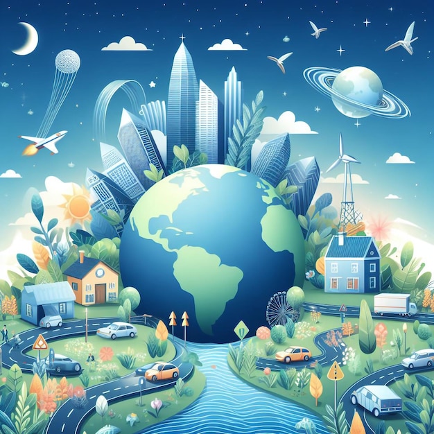 Światowe środowisko i Dzień Ziemi