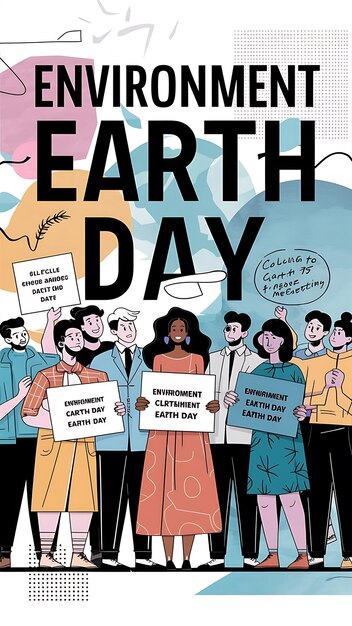 Światowy Dzień Środowiska i Dzień Ziemi Ilustracje ai generator