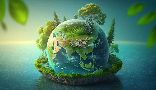 Światowy Dzień Środowiska Znaczenie ochrony przyrody Środowisko Światowy Dzień Ziemi Generatywny Ai