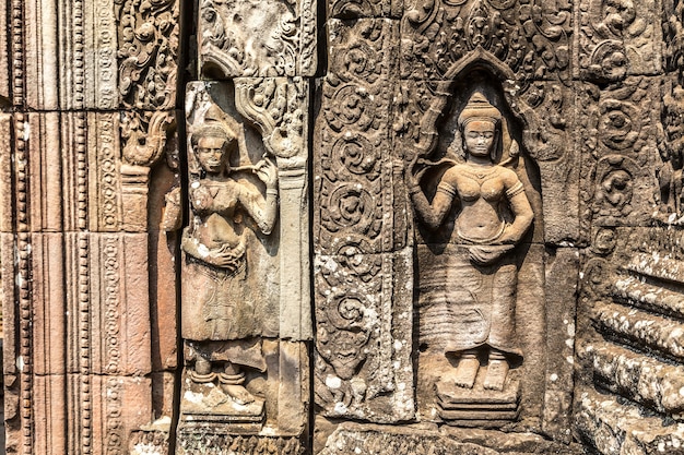 Świątynia Banteay Kdei W Angkor Wat W Siem Reap W Kambodży