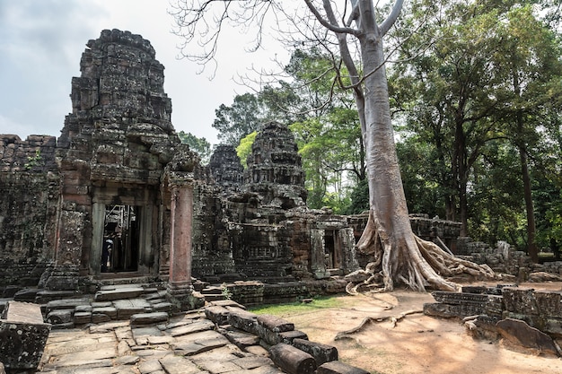 Świątynia Banteay Kdei W Angkor Wat W Siem Reap