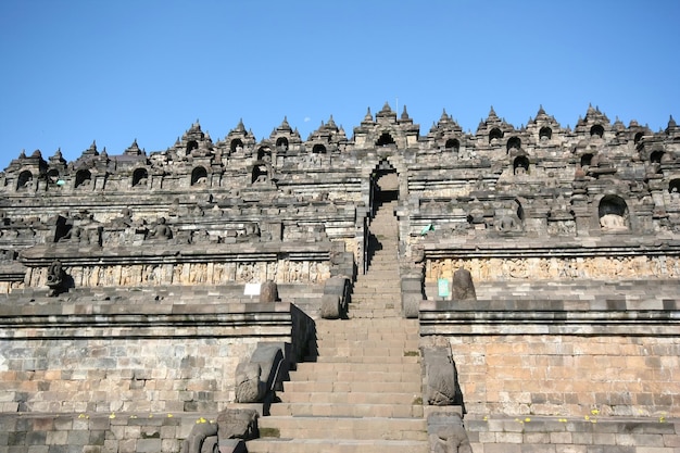 Świątynia Borobudur w Yogyakarcie w Indonezji