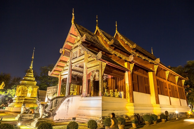 Świątynia buddyjska Wat Phra Singh w Chiang Mai w Tajlandii