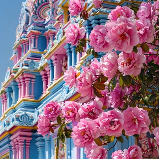 Świątynia Madurai Meenakshi Tamil Nadu Dravidian architektoniczny cud Dravidian Architektura
