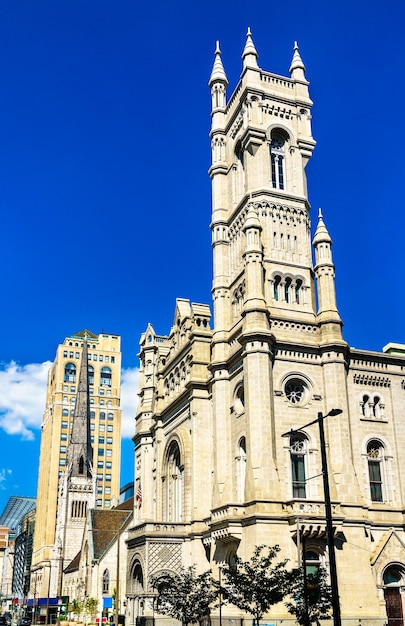 Świątynia masońska w centrum Filadelfii, w Pensylwanii, Stany Zjednoczone