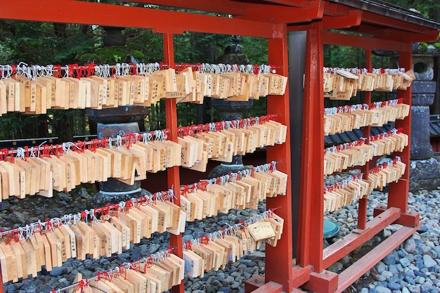 Zdjęcie Świątynia toshogu jesienią nikko japan