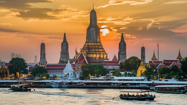 Świątynia Wat Arun w Bangkoku w Tajlandii