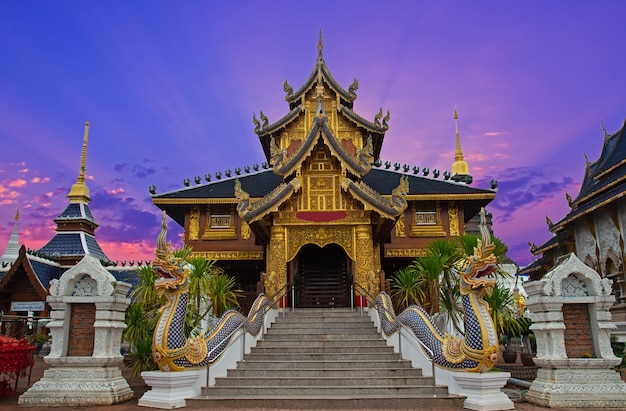 świątynia wat ban-den Sri Muang Gan, Prowincja Chiangmai Tajlandia