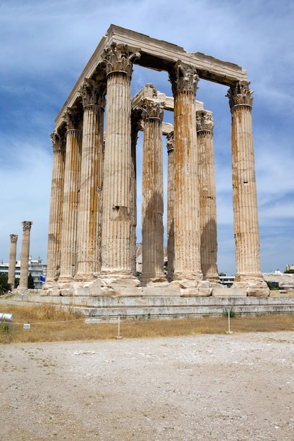 Świątynia Zeusa Olimpijskiego Ateny Grecja