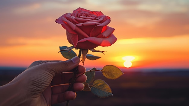 świecąca róża wolne zdjęcie HD tło