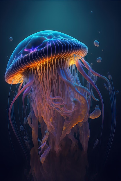 Świecące meduzy