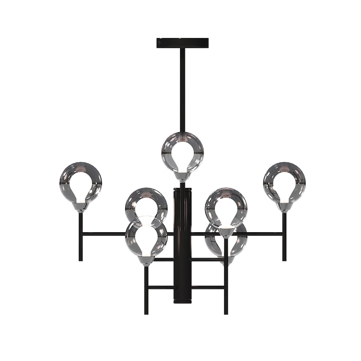 Zdjęcie świecznik na suficie izolowany na białym tle zawieszona lampa wisielka światło ilustracja 3d