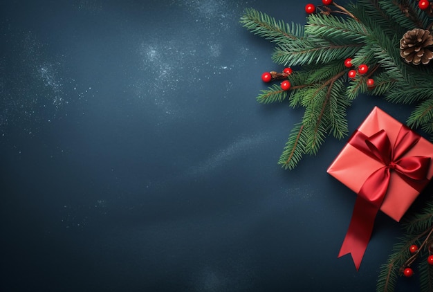 Święta Bożego Narodzenia prezenty i dekoracje banery plakaty tło kartki powitalnej