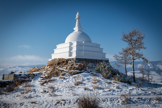 Zdjęcie Święta stupa na wyspie ogoy