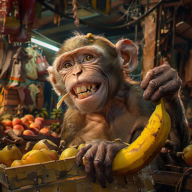 Święto bananów małp