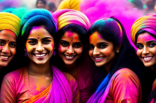 święto holi w Indiach