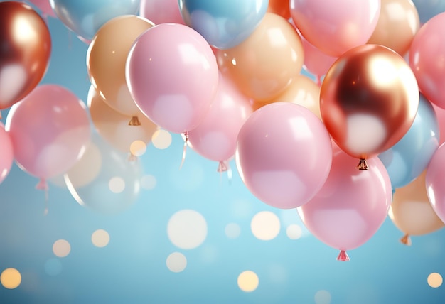 Świętowy łuk balonowy w pastelowych kolorach idealny na imprezy i specjalne okazje