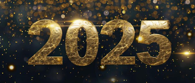 Świętuj Nowy Rok za pomocą tego dostosowalnego szablonu kartki powitalnej na rok 2025