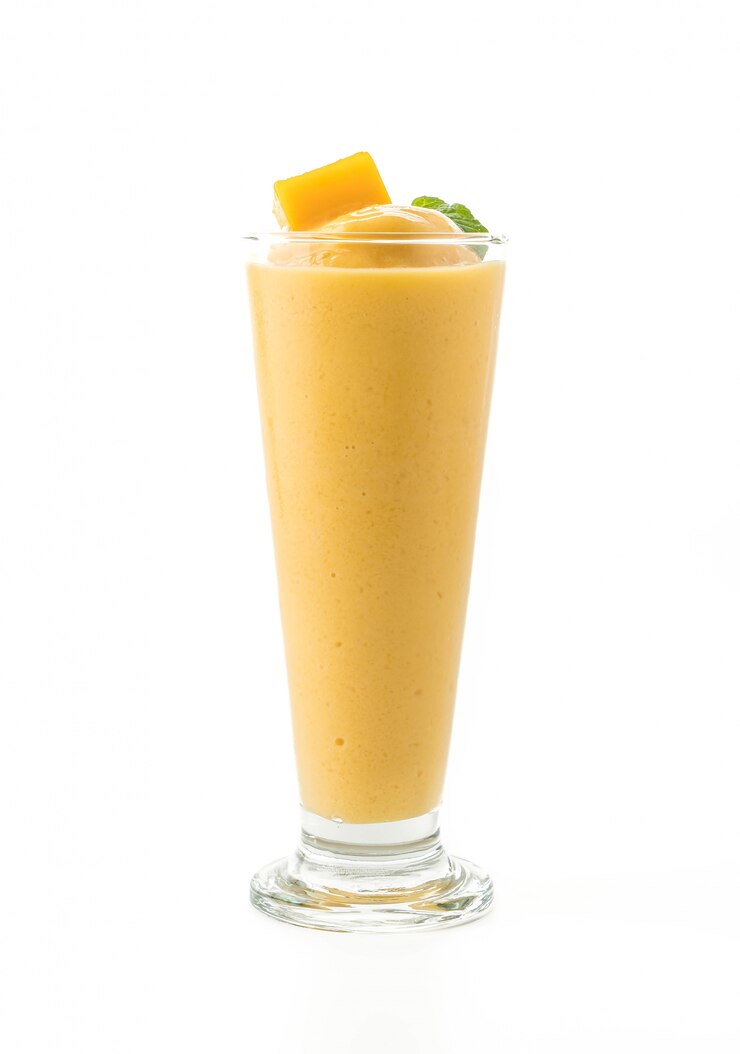 Zdjęcie świeża mango smoothie