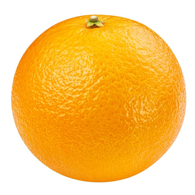 Zdjęcie Świeża pomarańczowa izolowana na białym tle