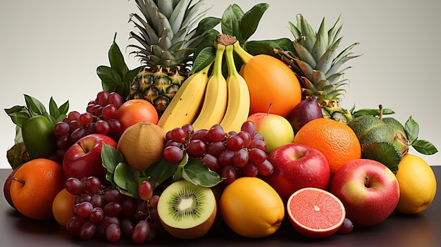 świeże owoce i jagody