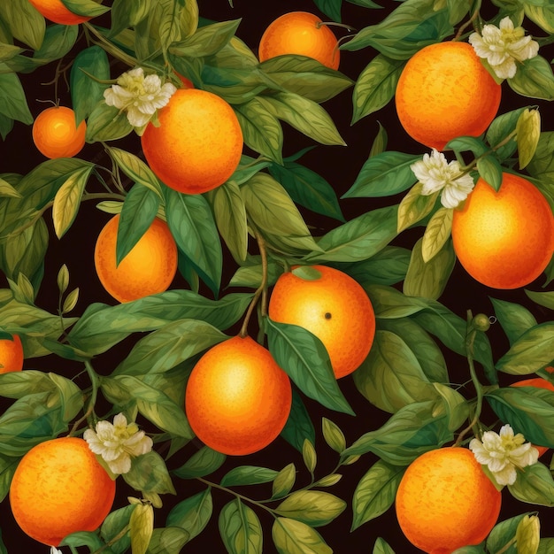 Świeże owoce pomarańczowe latające w studio tle restauracji i ogrodu