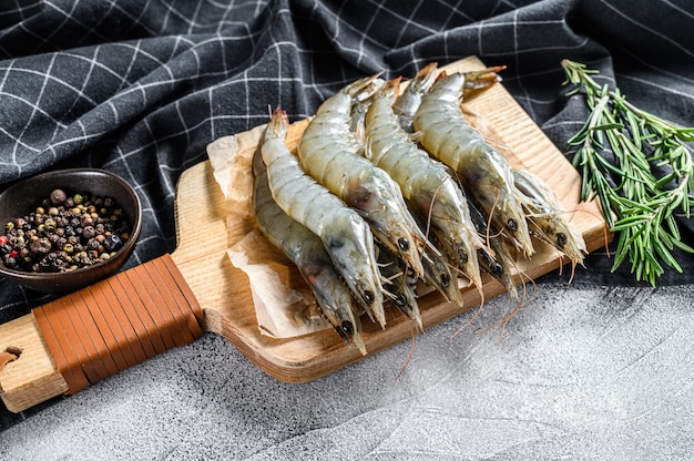 Świeże Surowe Krewetki Langoustine