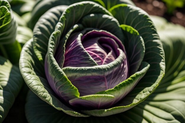 Świeże warzywa organiczne kapusta dziecięca