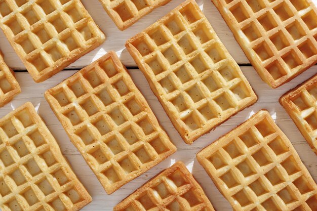 Zdjęcie Świeżo upieczone wafle