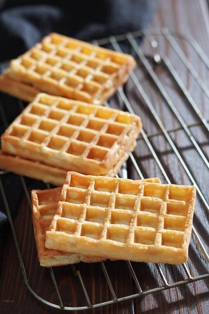 Zdjęcie Świeżo upieczone wafle