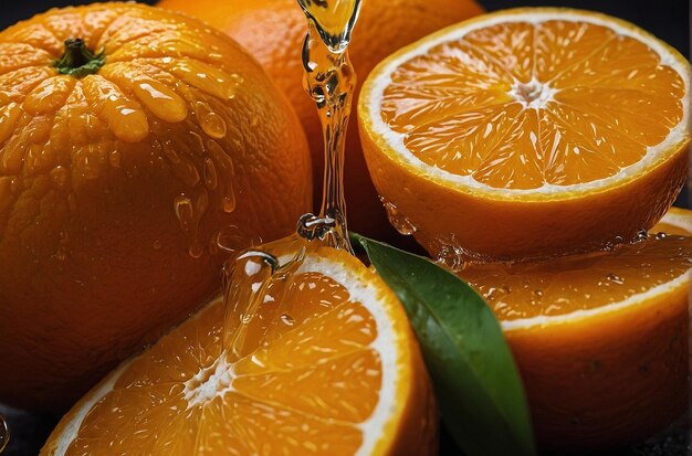 Świeżo wyciśnięty sok pomarańczowy