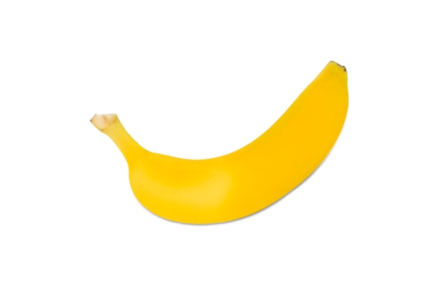 Zdjęcie Świeży banan na białym tle