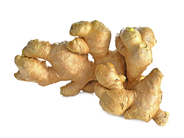 Świeży imbir na bielu