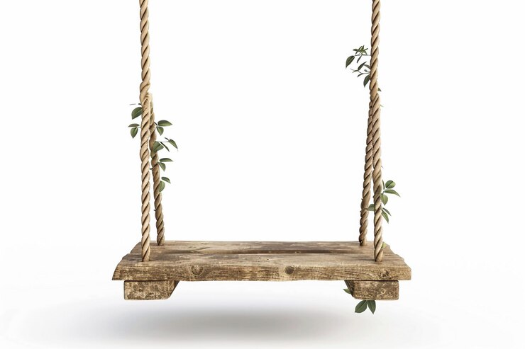 Zdjęcie swing na białym tle