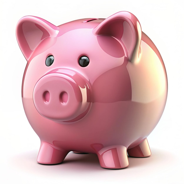 Zdjęcie Świnia banki ekonomii oszczędności bankowości ikona znak lub symbol ilustracja tła 3d