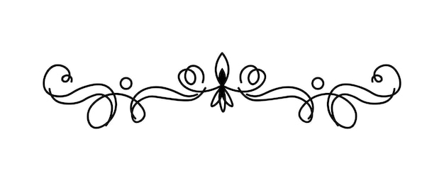 Swirly dzielnik czarnej linii zestaw Ten wszechstronny swirly dzielnik w stylu klasycznym jest goto wybór