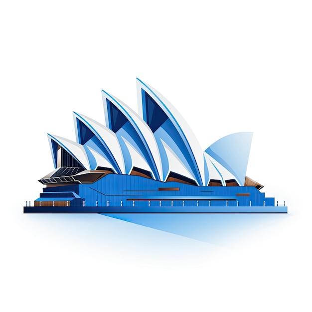 Sydney Opera House Sydney Australia ikona ilustracja wektorowa