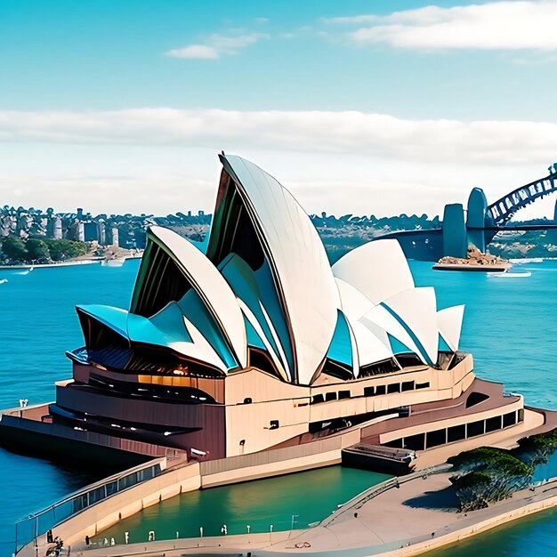 Sydney Opera House znajduje się w Sydney Harbour.