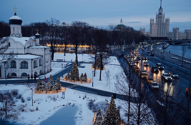Sylwester w Moskwie Świąteczna iluminacja w stolicy Rosji