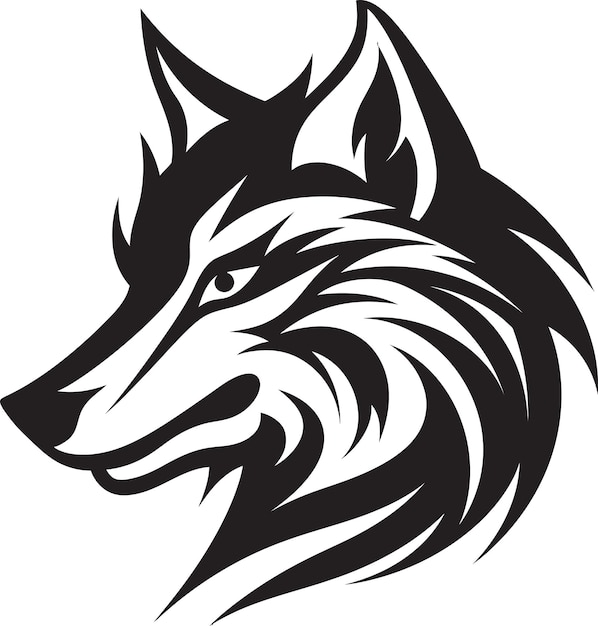 Symbol Midnight Lycanthrope Królewski Czarny Alpha Crest