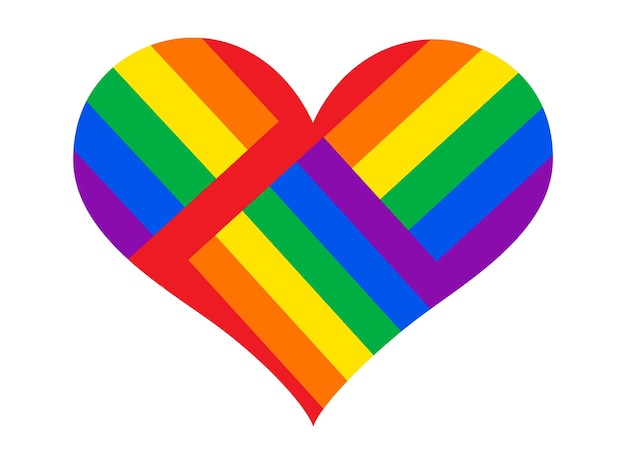 Symbol miesiąca parady LGBT i dzień LGBT
