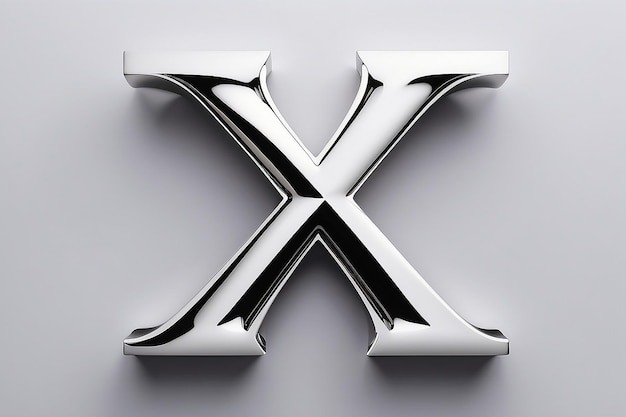 Zdjęcie symbol x platynowy