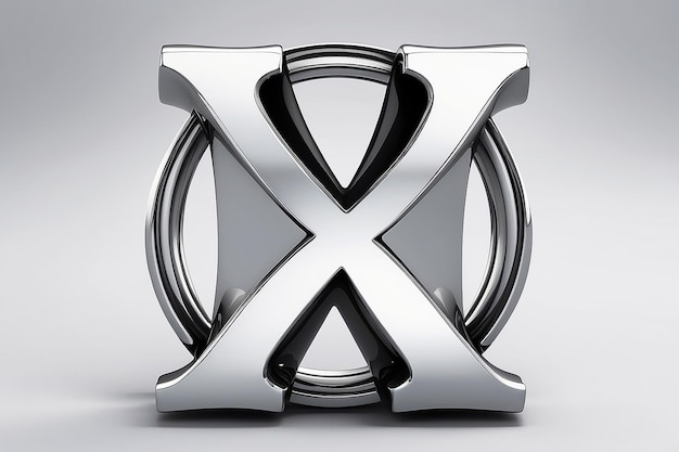 Zdjęcie symbol x platynowy