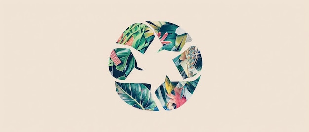 Symbol zero odpadów lub recyklingu Linearna nowoczesna ikona