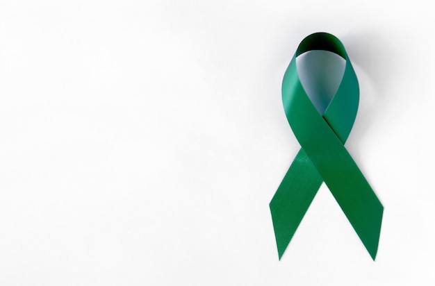Symboliczna Wstążka świadomości zielonego raka