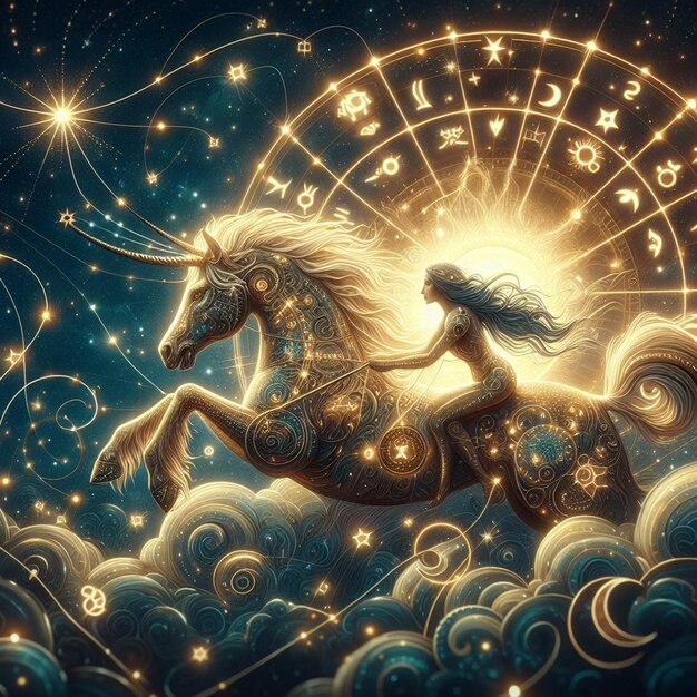 Zdjęcie symfonia nocnego nieba światło zodiaku harmonijny taniec światła i pyłu