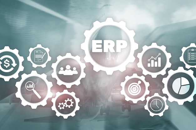 System ERP Planowanie zasobów przedsiębiorstwa na niewyraźnym tle Koncepcja automatyzacji biznesowej i innowacji