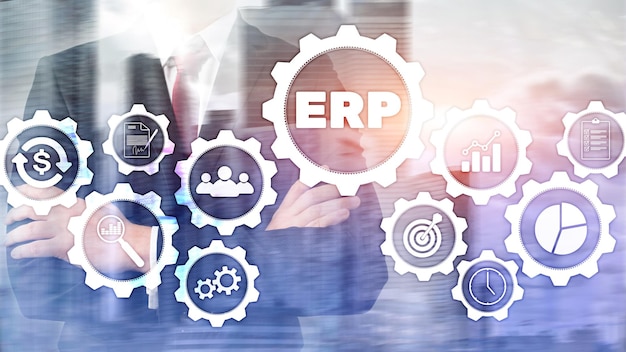 System ERP Planowanie zasobów przedsiębiorstwa na niewyraźnym tle Koncepcja automatyzacji biznesu i innowacji